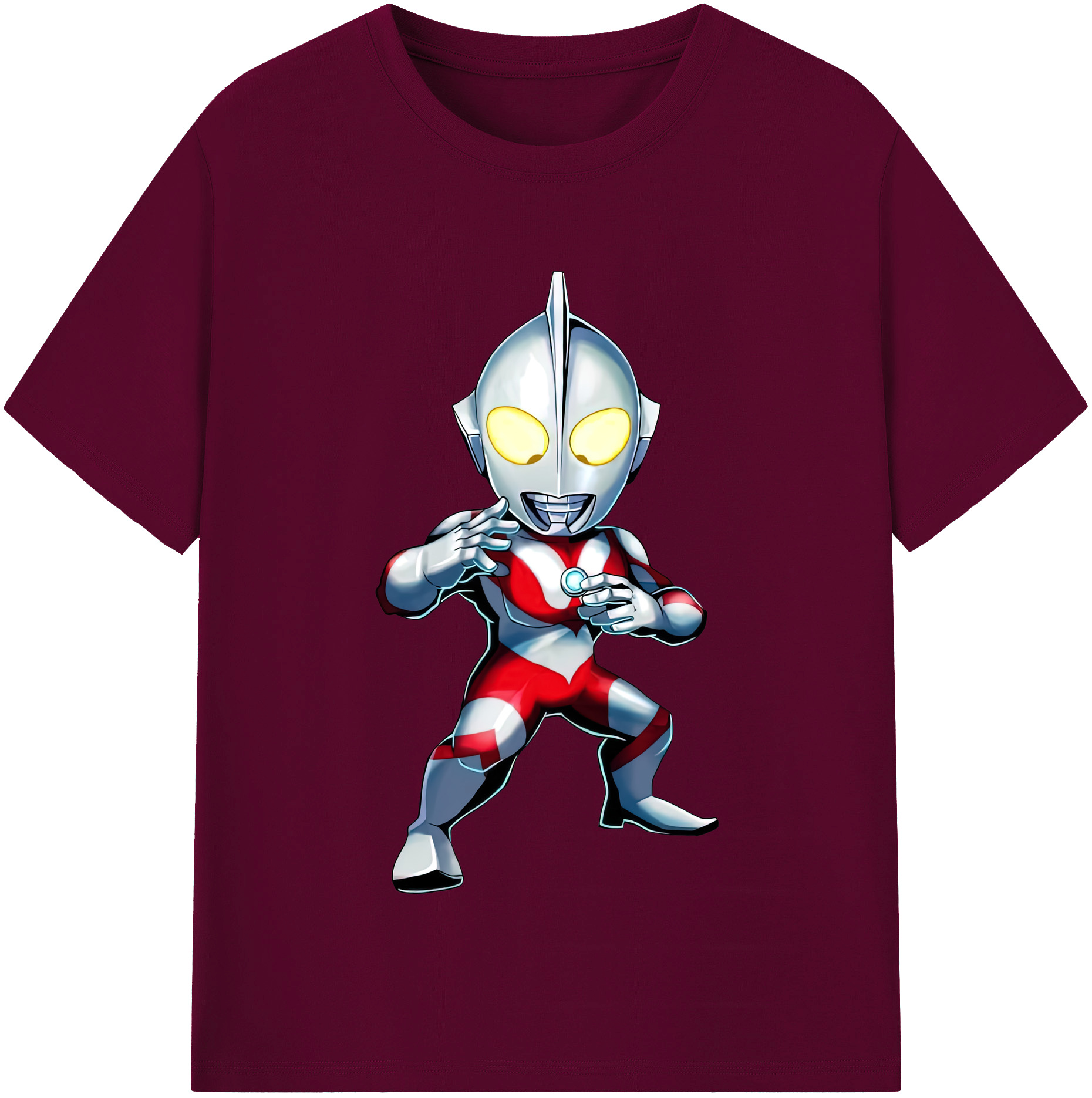 （画像用） ウルトラマン Ultraman レディースカジュアルプリントTシャツ（綿100％）